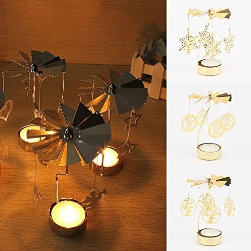 Eforcase Gold Snowman Tea Light Holder 1