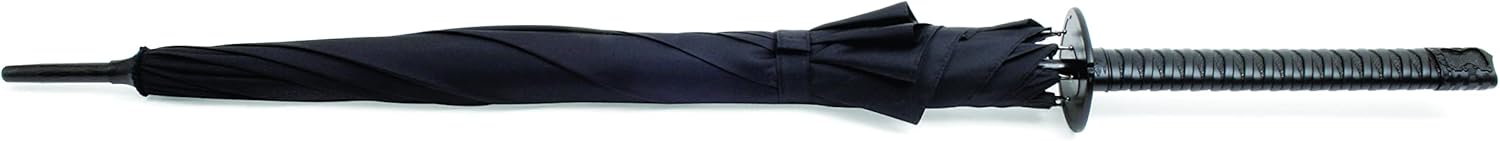 Kikkerland Samurai Sword Handle Folding Umbrella 1