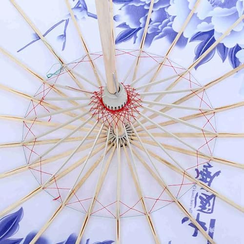 CHICIRIS Handcrafted Oil Paper Umbrella with Chinese Classical Design