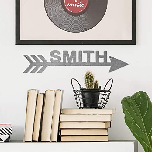 12 Custom Metal Arrow Name Sign Wall Decor 1