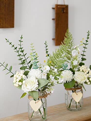Party Joy Decor Jars with LED Lights and Flowers