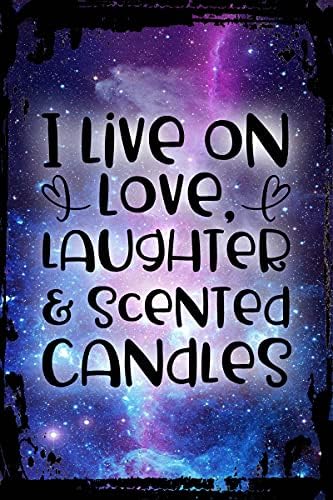 Galaxy Inspirational Tin Sign - Love Laughter Candles
