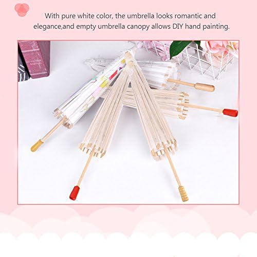 23 Handmade Oiled Paper Bamboo Parasol Umbrella