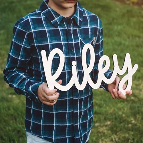 Custom Wooden Name Sign - Personalized Baby Girl Decor