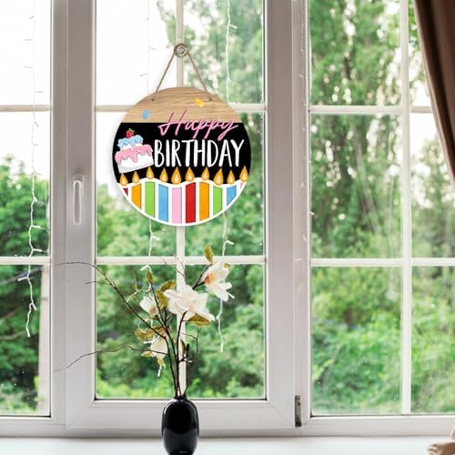 Deroro Happy Birthday Wooden Door Sign