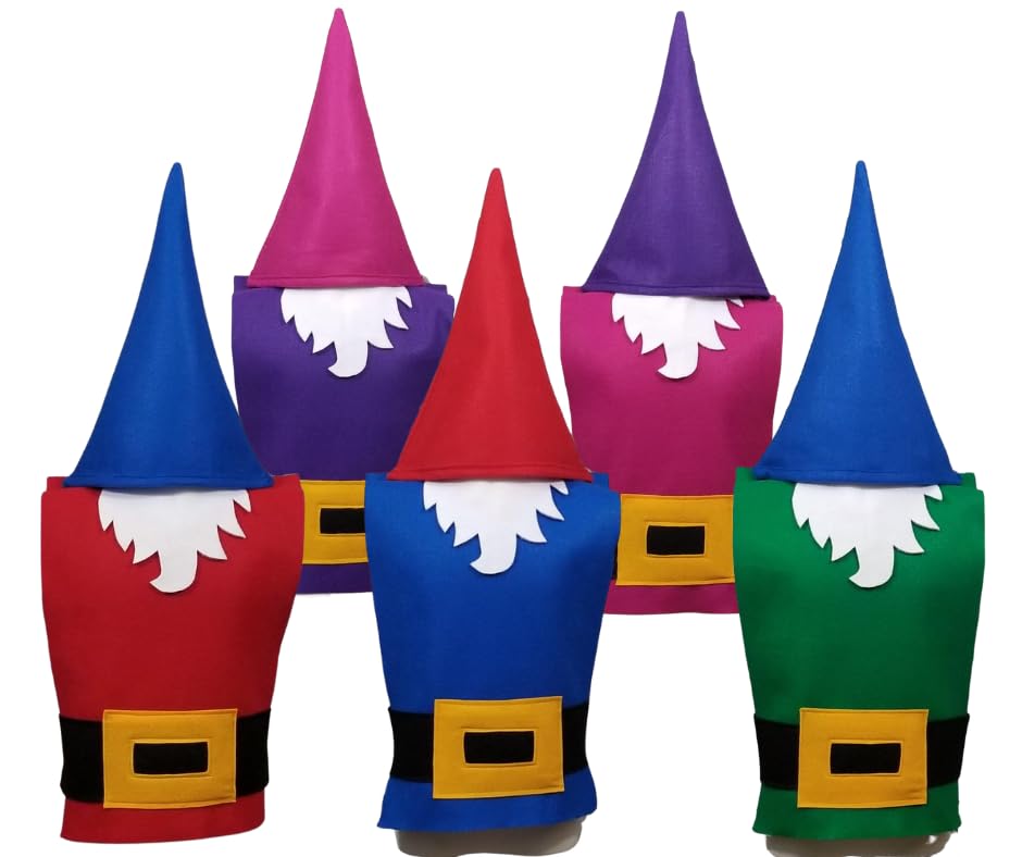 Red and Blue Gnome Costume Set - Kids Baby Sizes