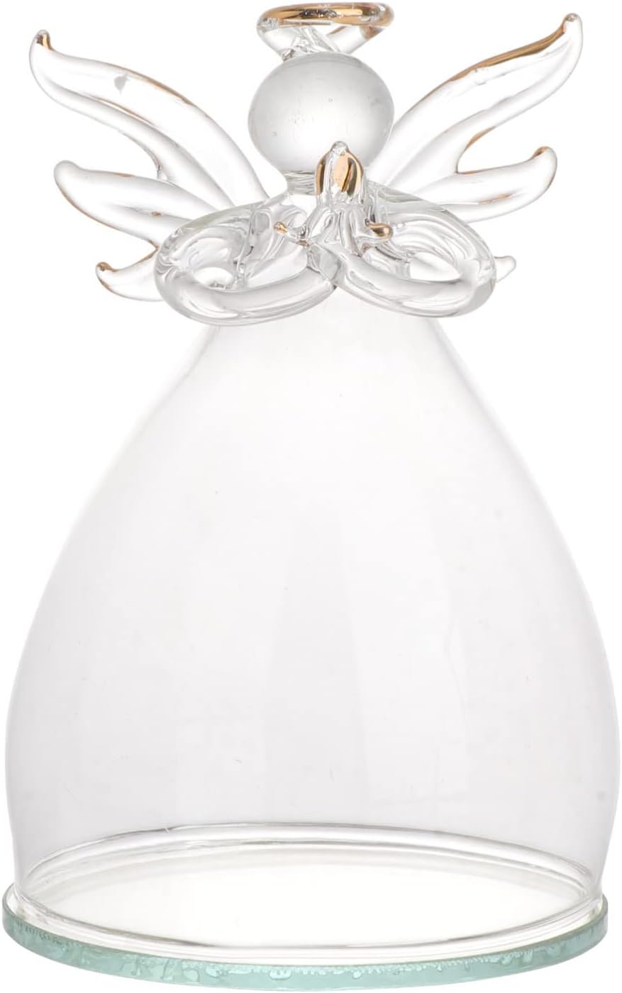 BESTOYARD 5x3 Clear Glass Cloche Bell Jar Display Case