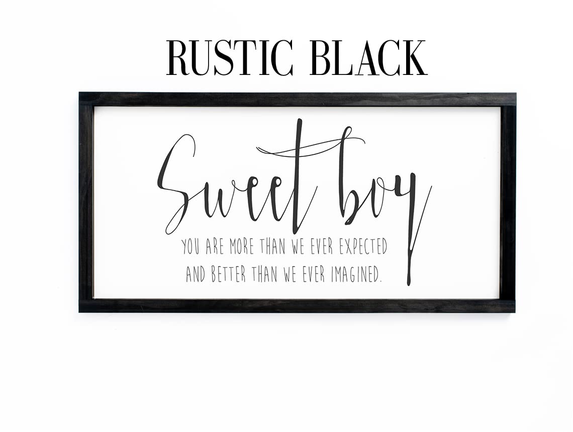 Meliora Craft Baby Boy Nursery Decor Sign