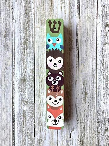 Lea Joelle Mezuzah Scroll Case Green