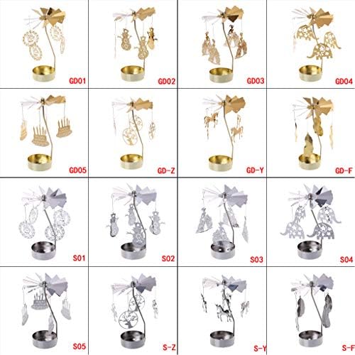 Ywmsfl Snowman Tea Light Holder Stand Metal Christmas Decor