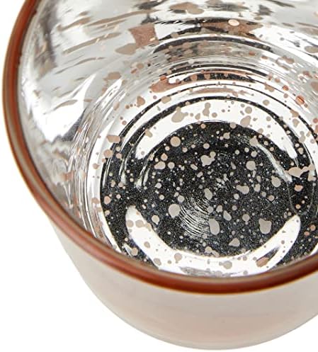 Club Green Glass Rose Candle Holder 70X90MM 1
