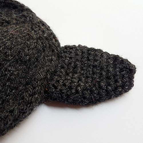 Little Fox Nerdy Knits Black Cat Beanie Halloween Costume Hat