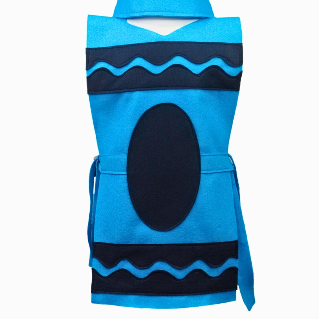 Light Blue Crayon Costume Tunic Hat Set - Family Sizes