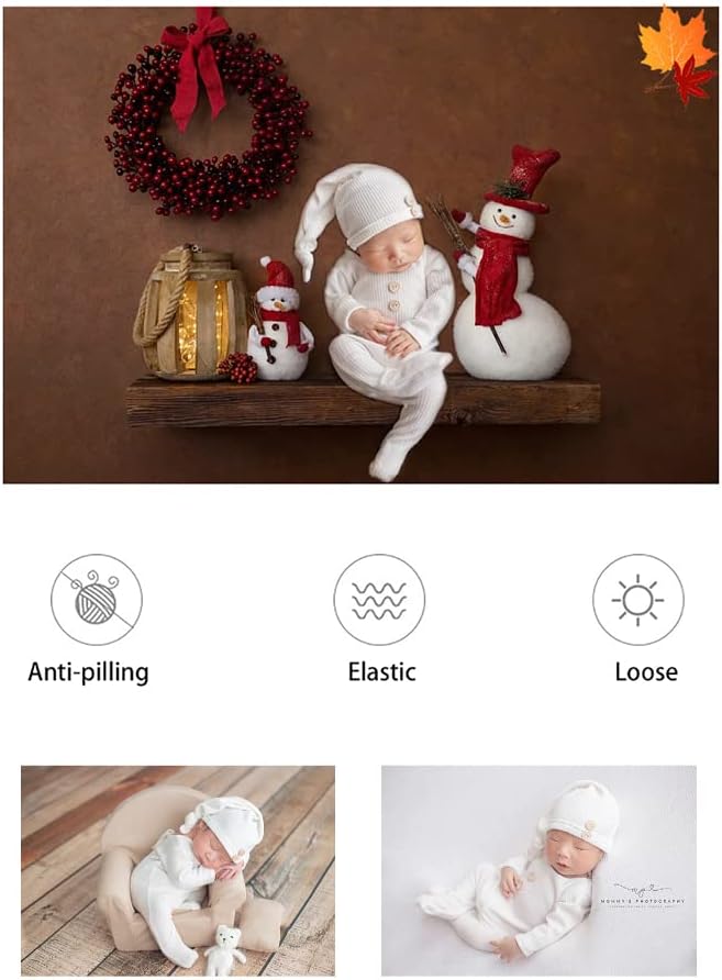 Eforcase 2PCS Baby Photoshoot Costume Set 1