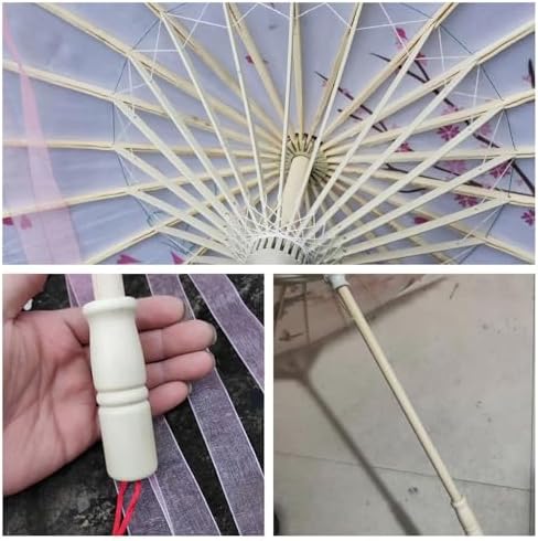 32 Bestage Handmade Oiled Silk Bamboo Umbrella