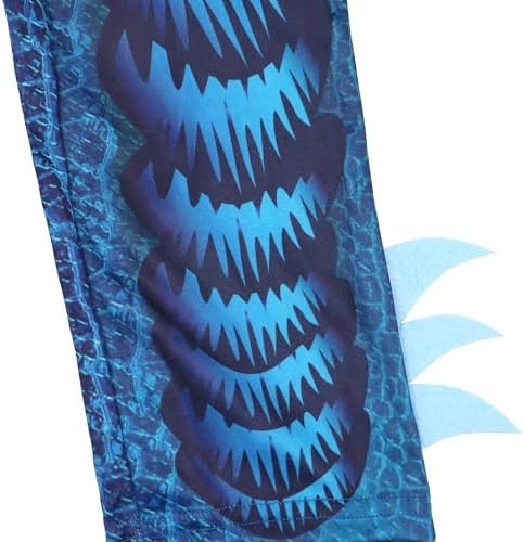 IKALI Kids Blue Dragon Costume with Wings and Mask Set