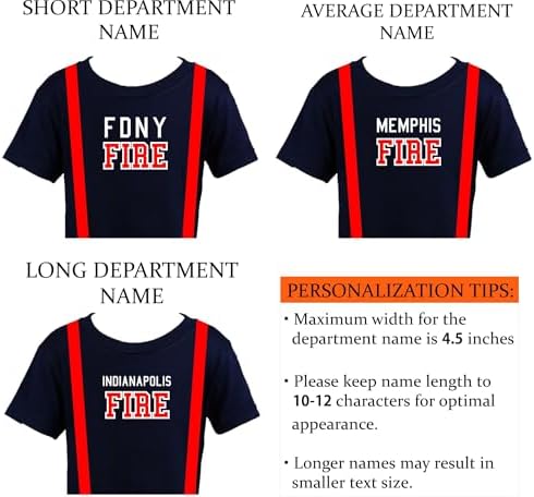 Firefighter Personalized Toddler 3-Piece Outfit