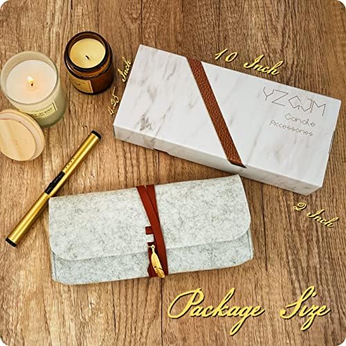 YZGJM Exquisite Candle Tools Pack Bag Set