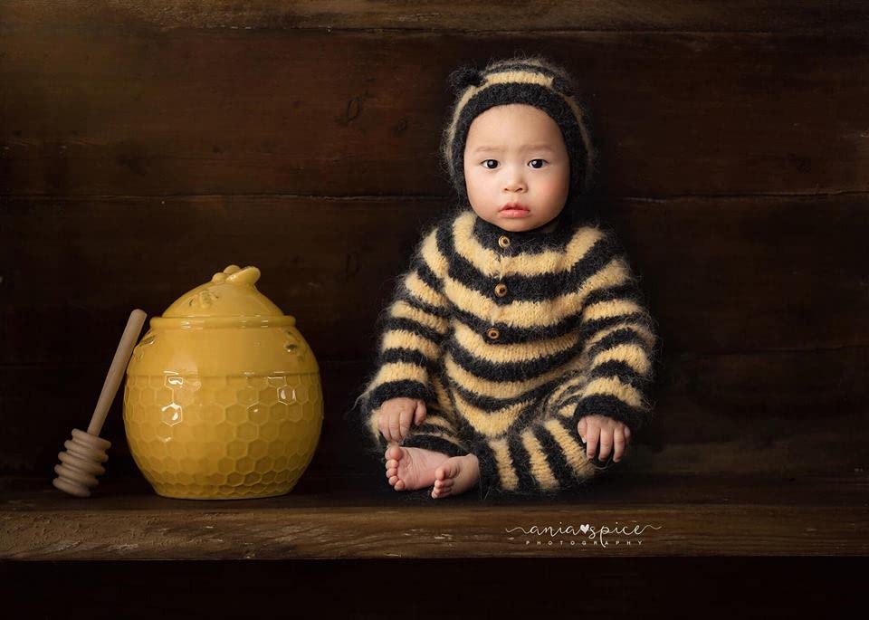 Handmade Baby Bumble Bee Costume Set 1