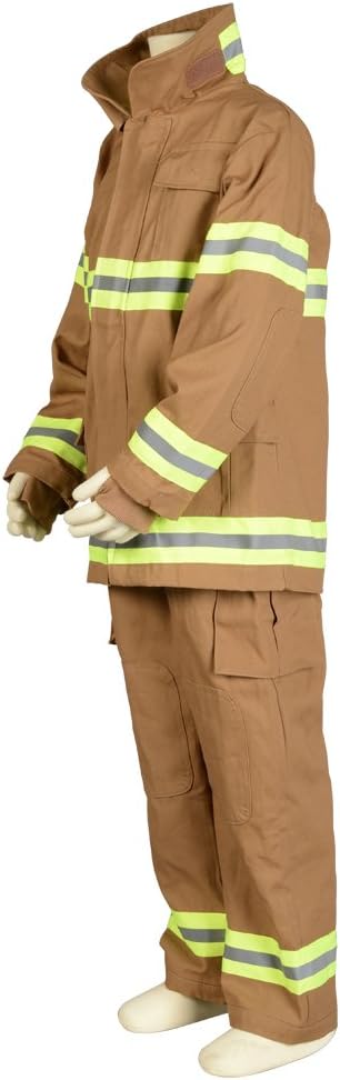 Aeromax Jr Fire Fighter Suit Tan Size 1214