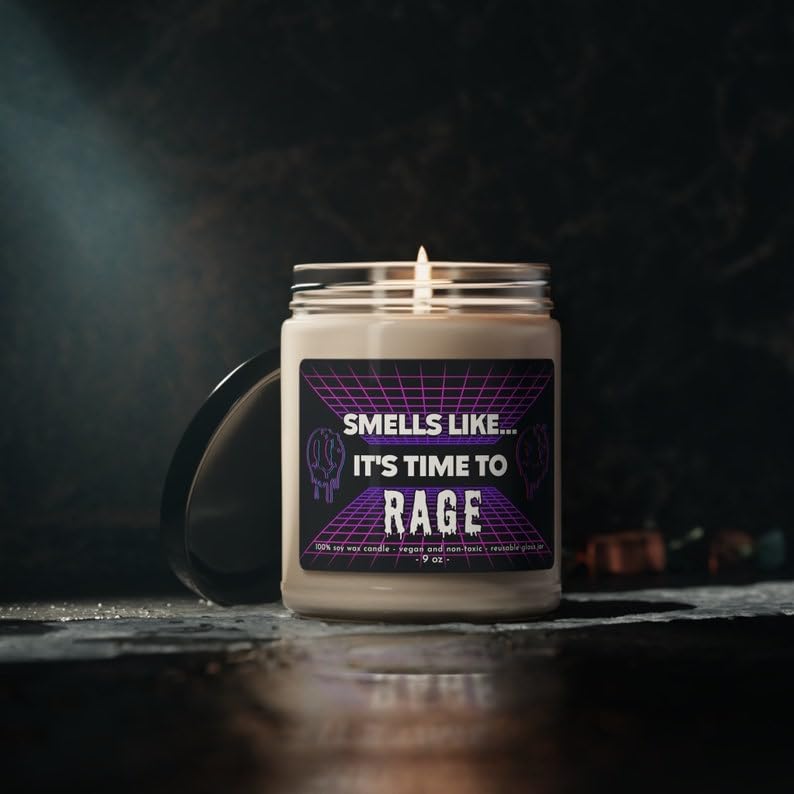 Raver Candle - EDM Music Gift with Unique Scents