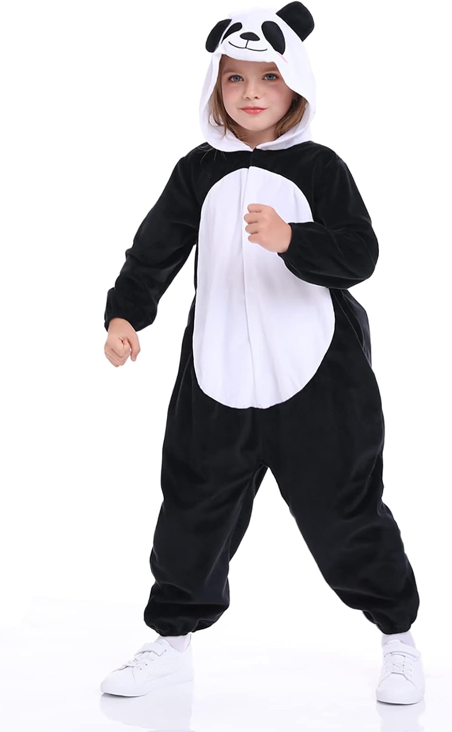 Funivals Unisex Panda Costume Pajamas Kids Halloween Jumpsuit