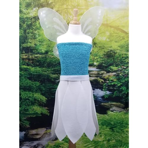 White Winter Fairy Costume for Kids and Teens