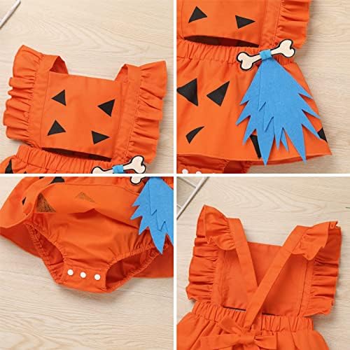 IBTOM CASTLE Caveman Costume Girl 1st 2nd Birthday Outfit