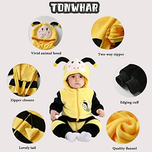 TONWHAR Baby Animal Onesie Halloween Costume