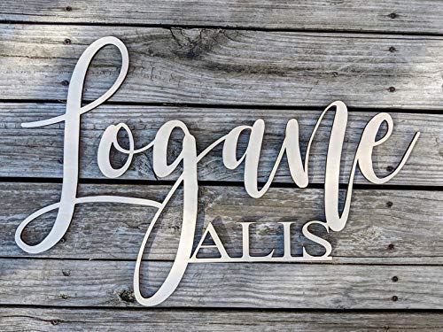 Large 30 Inch Custom Kids Name Sign