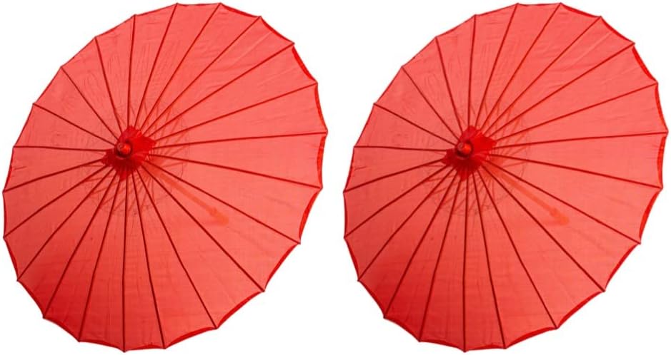 THY COLLECTIBLES Set of 2 22 Bamboo Parasols for Events