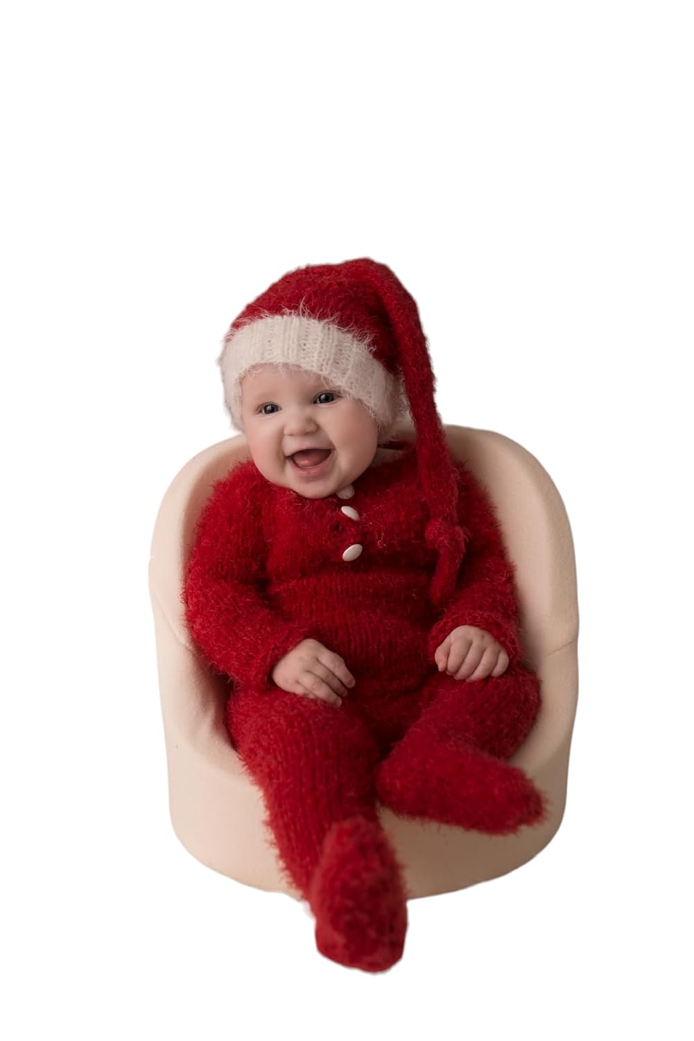 Handmade Santa Clouse Baby Outfit 2 Piece Set