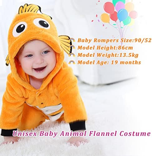 TONWHAR Baby Animal Costume Romper for Kids