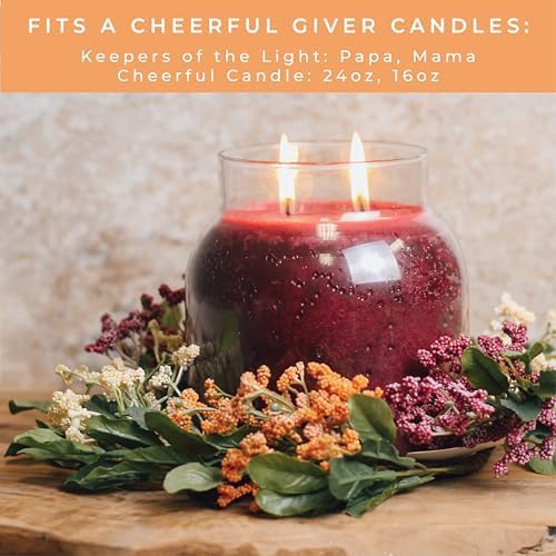 A Cheerful Giver Candle Ring Autumn Design