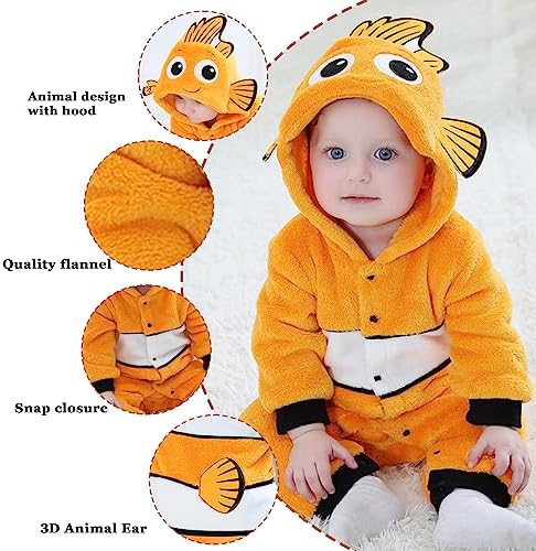 TONWHAR Baby Animal Costume Romper for Kids