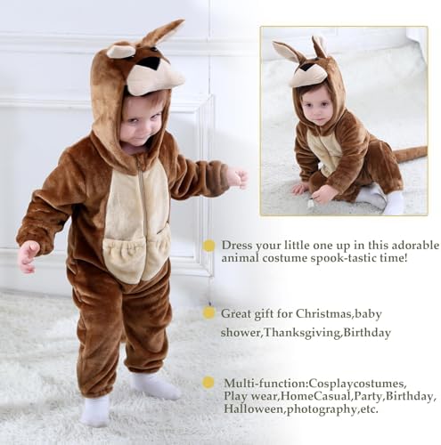 TONWHAR Baby Animal Costume Romper for Boys Girls