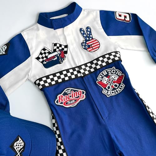 Handmade Race Car Driver Costume for Toddlers 1