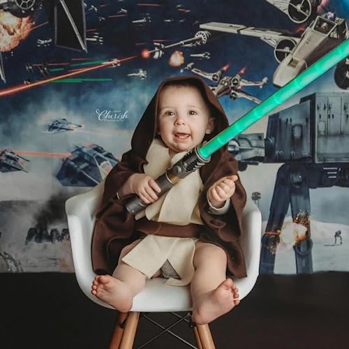 Deluxe Galaxy Wars Tan Hooded Robe Costume for Kids and Adults