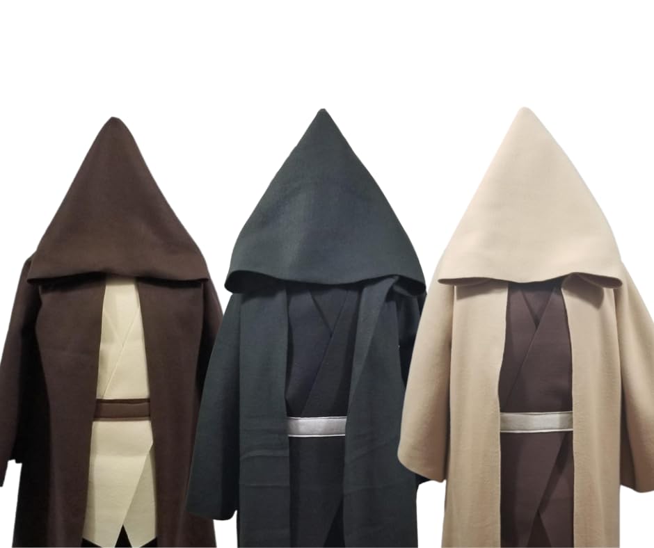 Galaxy Wars Hooded Robe Costume for Kids and Adults