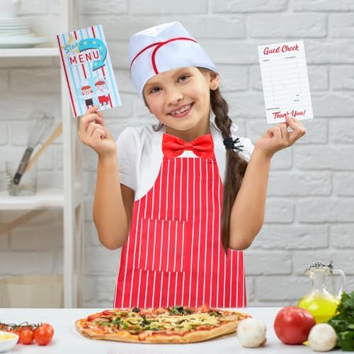 Keymall Kids Waiter Costume Set 6 Pcs for Halloween