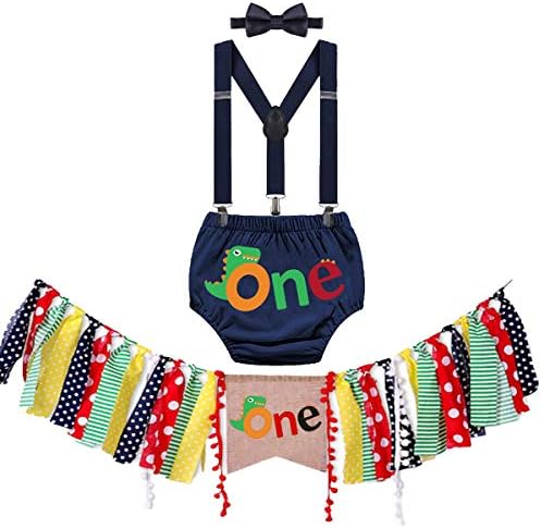 MYRISAM Dinosaur 1st Birthday Photo Shoot Outfit Kit