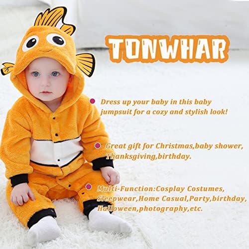 TONWHAR Baby Animal Costume Romper for Kids