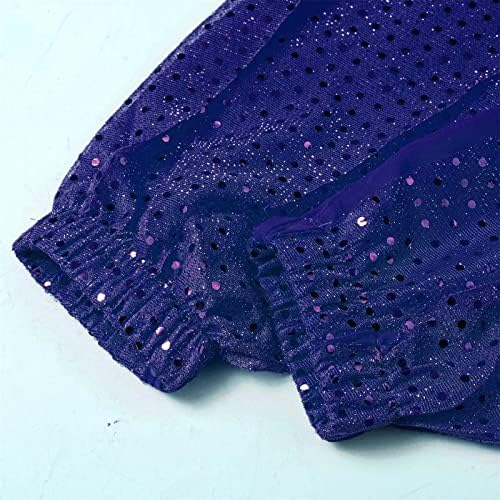 Girls Belly Dancer Dance Outfit Chiffon Top and Pants Halloween Costume Set 1