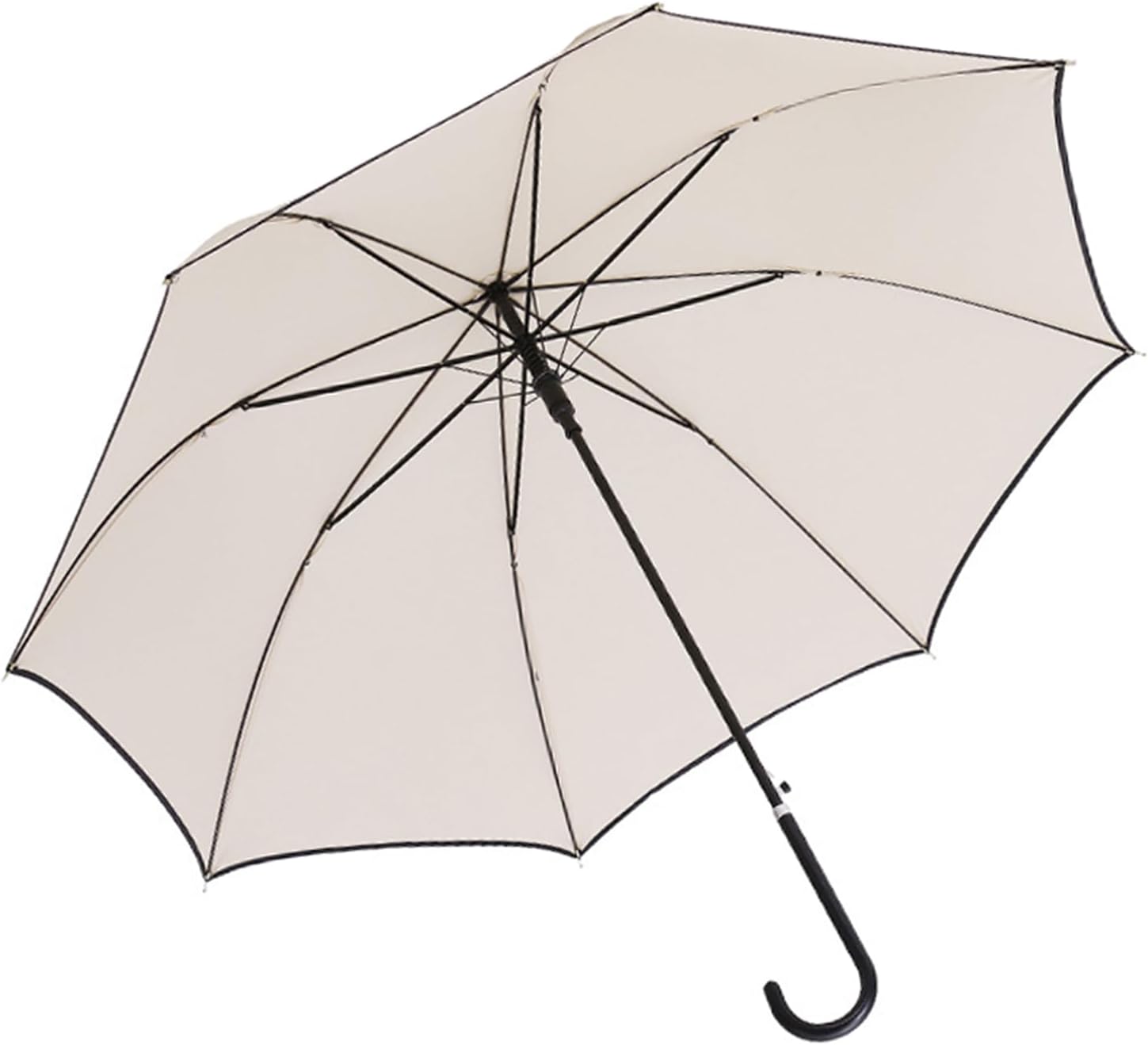 ThreeH Windproof Long Stick Umbrella with Leather Handle