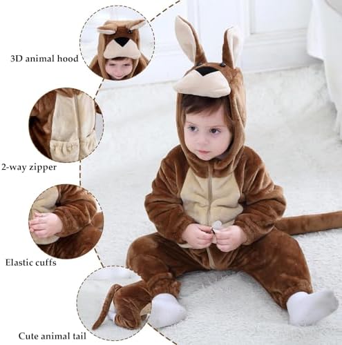TONWHAR Baby Animal Costume Romper for Boys Girls