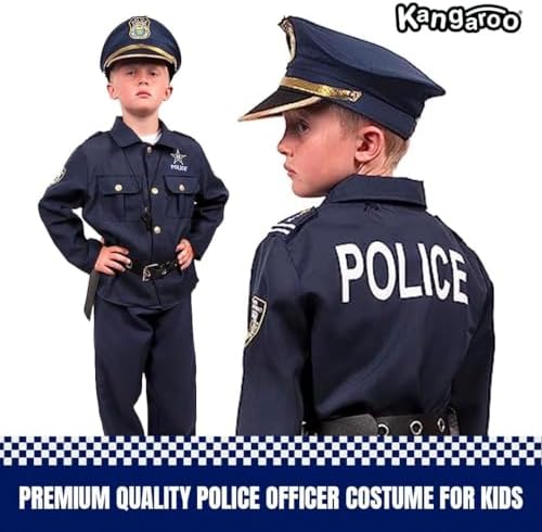 Kangaroo Police Costume Kids Set for Boys Girls