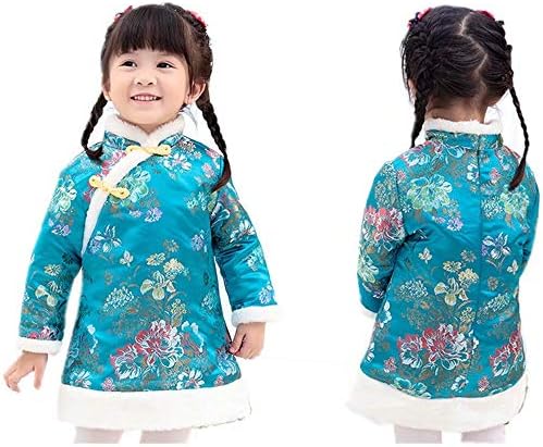 Baby Girl Qipao Dress Traditional Chinese Style with Embroidery