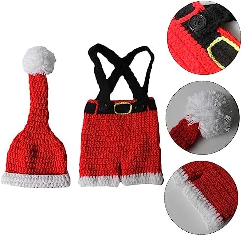 Yardenfun Baby Christmas Suit Newborn Santa Dress