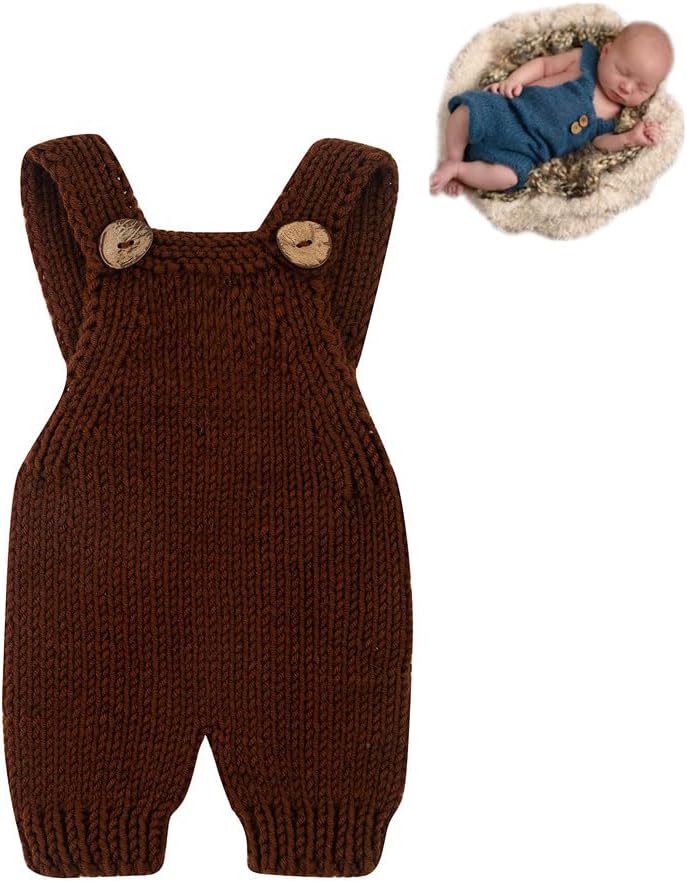 Vemonllas Baby Open Back Bodysuit for Newborn Photography