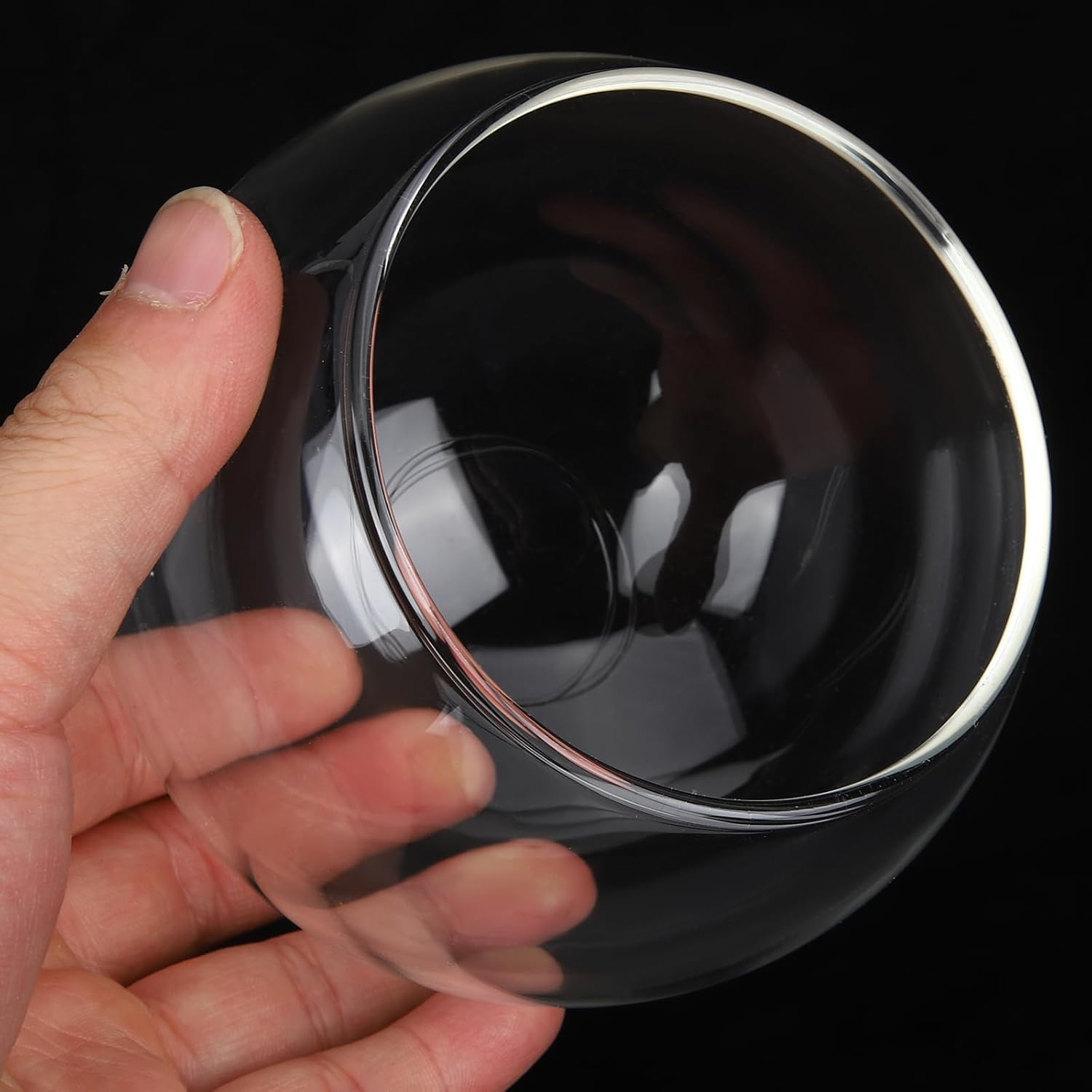ArtBetter 2 Pack Glass Dome Cloche for Preserved Flowers